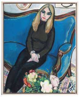 Jijé | Catherine, huile sur toile du portrait d’une amie… | Millon