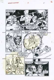 George Perez - 1991 INFINITY GAUNTLET #4 P.5 