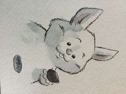 Masbou | original drawing in direct colour | Catawiki