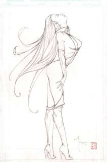 Billy Tucci - Vampirella: Death And Destruction #1 Cover (Vampirella in Very Seductive Pose!) 1996