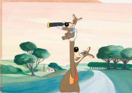 Henpecked Hoboes - Tex Avery Studio MGM - 1946. Illustration publicitaire.