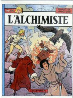 Martin. Jacques. | Â« L’Alchimiste Â». Aquarelle en couleurs. Projet de couverture | Tessier Sarrou