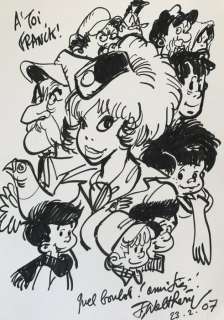 Walthéry | Large original composition  - Natacha (2007) | Catawiki