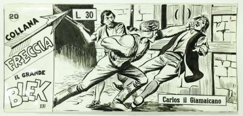 Essegesse | original cover for "Il Grande Blek", 21st series, no. 20  - (1963) | Catawiki