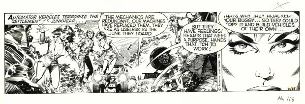 Enric Badia Romero | Summer Sale (Ends August 31) // Axa / Original daily strip #1475 – Double strip – Romero | Origin Of Comics