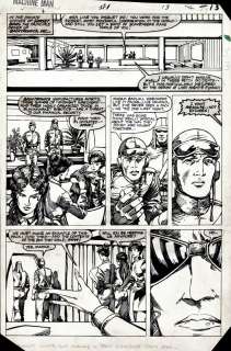 Barry Windsor Smith, Herb Trimpe | Machine Man #1 P 1 (Beautiful Linework From This Very First Issue!) 1984 | Romitaman