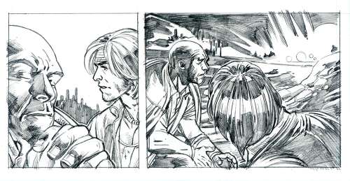 Scot Eaton | PROFESSOR X and GAMBIT. X-MEN LEGACY panels! 4 total | Scot Eaton