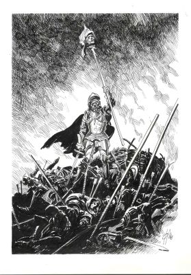 Joan Mundet | Original art – Tirant Lo Blanch – Mundet | Origin Of Comics