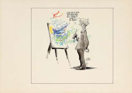 Franz | Illustration à l’encre de Chine et à… | Millon