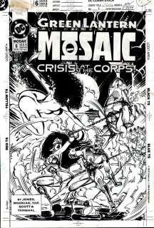 Chris Wozniak - Green Lantern: Mosaic #6 Cover (1992)