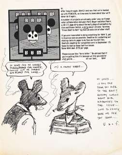 Lot 28 - ART SPIEGELMAN (1948-) Raw 3 call for submissions.
