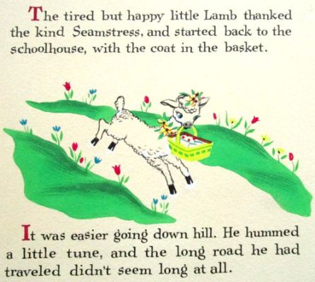 1968 MARY’S LITTLE LAMB DOLLIE TINGLE ORIGINAL drawing art BOOK PAINTING basket | eBay US (Buy It Now)