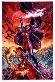 Felipe Massafera - Knights of X #4 Large Painted Cover - Rachel Grey Summers (Prestige) & Betsy Braddock (Psylocke)