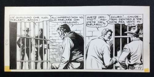 Galep (Aurelio Galleppini) | Original plate Tex gigante no. 38 "L’Asso di Picche" (1963) | Catawiki