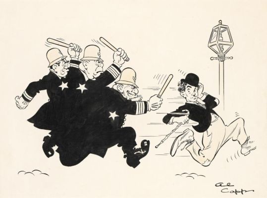 Lot 228 - Al Capp, (1909-1979), The Comedy of Charlie Chaplin. 1950. | Swann Galleries