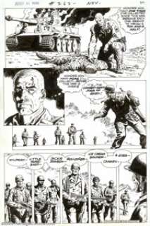Russ Heath - Original Art for Our Army at War #262, pages 4 and 14 (DC, 1973). Featuring the kind of exceptional - | Heritage