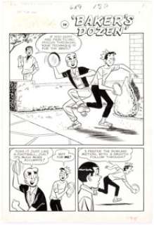Pep #159 Complete 6-Page Story Original Art (Archie, 1962). Archie and his pals take a cue from Soupy Sales, - | Heritage