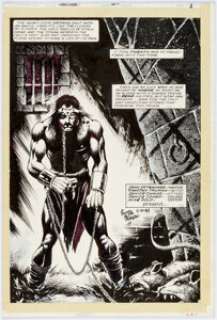 Timothy Truman Starslayer #17 Splash Page 1  Original Art (First, 1984)....