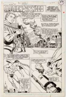 Curt Swan and Murphy Anderson Action Comics #600 "A Friend In Need" Story Page 1 Original Art (DC, - | Heritage