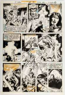 Kieth Giffen, Ricardo Villagran and Oscar Novelle Claw the Unconquered #8 Page 2 Original Art (DC, 1976). An - | Heritage