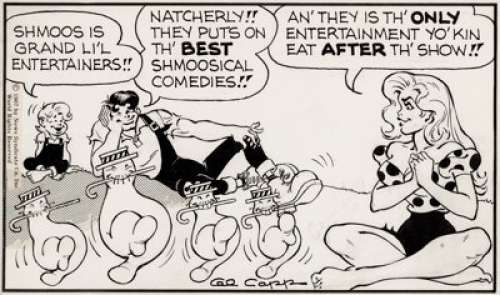 Al Capp Li’l Abner Illustration Original Art (News Syndicate Co., 1967). Li’l Abner, his wife Daisy Mae, and - | Heritage