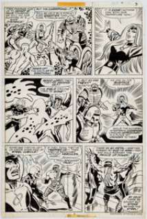 Bob Hall and Frank Giacoia The Champions #10 Story Page 3 Iceman, Angel, and Ghost Rider Original Art (Marvel, - | Heritage