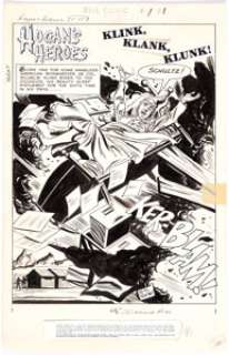 Sal Trapani Hogan’s Heroes #7 Complete Issue Original Art Group of 32 (Dell, 1967). What a rare find! An entire - | Heritage