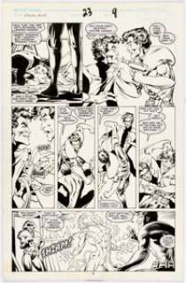 Alan Davis and Paul Neary Excalibur #23 Page 9 Original Art (Marvel, 1990).... | Heritage