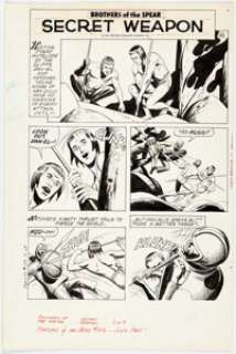 Russ Manning Tarzan #152 Story Page 1 Brothers of the Spear Original Art (Gold Key, 1965).... (Total: 4 Original Art) | Heritage