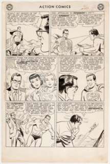 Al Plastino Action Comics #293 Story Page 4 Original Art (DC, 1962). The Man of Steel, his alter ego, and - | Heritage