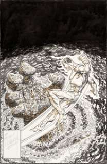 John Byrne Namor, the Sub-Mariner #7 Cover Production Material (Marvel, 1990).... | Heritage