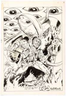 Tom Sutton - Science Fiction Illustration Original Art (c. 1970-80s).... | Heritage