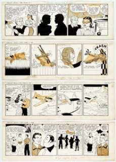 Zack Mosley Smilin’ Jack Daily Comic Strip Original Art Group of 16 (News Syndicate Co, 1948/1958).... (Total: 16 Original Art) | Heritage