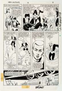 Sal Buscema and Tom Mandrake New Mutants #16 Story Page 7 Original Art (Marvel, 1984).... | Heritage