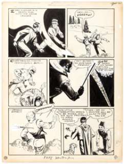 Master Comics "Zoro the Mystery Man" Story Page 3 Original Art (Fawcett Publ., 1942).... | Heritage