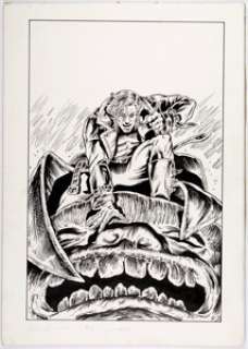 Dan Day and David Day Raver #1 Variant Cover Original Art (Malibu, 1993).... | Heritage