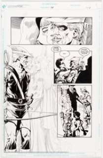 Mike Grell and Rick Hoberg Green Arrow #75 Partial Story Original Art Group of 19 (DC, 1993).... (Total: 19 Original Art) | Heritage