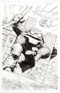  - David Nakayama and Cory Hamscher Marvel Adventures Fantastic Four #35 Splash Page 1 Original Art (Marvel, 2008)....