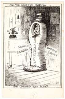 George Herriman The Lives and Times of Archy & Mehitabel Original Art (Doubleday Publ., 1927). ... | Heritage