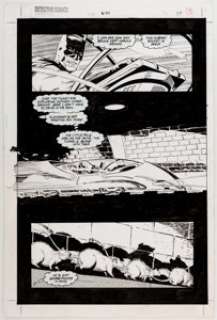  - Lee Weeks and Joe Rubinstein Detective Comics #679 Story Page 17 Original Art (DC, 1994)....