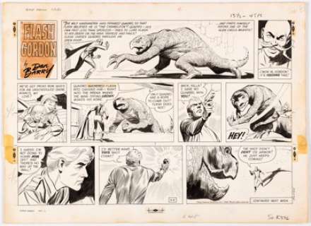 Dan Barry Flash Gordon Sunday Comic Strip Original Art dated 5-5-68 (King Features Syndicate, 1968). ... | Heritage