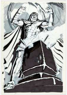  - Serpentor from GI Joe Splash Page Original Art (c. 2000s)....