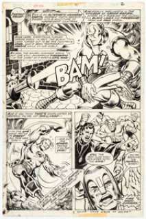 Chic Stone and Vince Colletta Iron Man #81 Story Page 2 Original Art (Marvel, 1975).... | Heritage