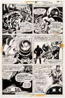 George Tuska and Billy Graham Hero for Hire #9 Story Page 10 Original Art (Marvel Comics, 1973).... | Heritage