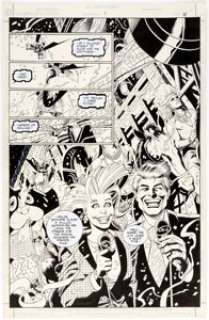 Joe Quesada and Kevin Nowlan Batman: Sword of Azrael #1 Story Page 4 Original Art (DC, 1992)... | Heritage