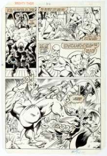 Keith Pollard and Pablo Marcos Thor #316 Story Page 16 Iron Man Original Art (Marvel, 1982).... | Heritage