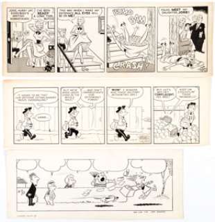 Dan DeCarlo with Stan Lee Willie Lumpkin and Josie Comic Strips Original Art Group of 3 (Publishers Sy... (Total: 3 Original Art) | Heritage