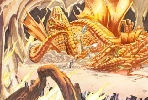 Gil Kane - Dragonslayer Painting Original Art (1987).... | Heritage