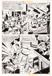 George Tuska and Vince Colletta World’s Finest #252 Story Page 8 Superman and Batman Original Art (DC, 1978).... | Heritage
