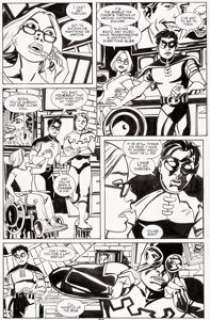  - Jeff Parker Robin #95 Story Page 21 Original Art (DC, 2001)....